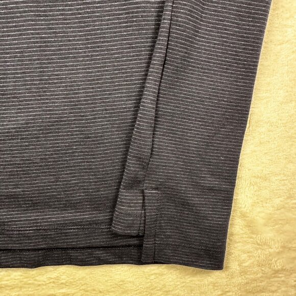 Adidas Mens Axis Tee 2.0 Training Shirt XS Navy Blue Striped Mens Activewear NWT - Picture 9 of 9